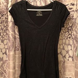 American Eagle “favorite tee” black with sparkles